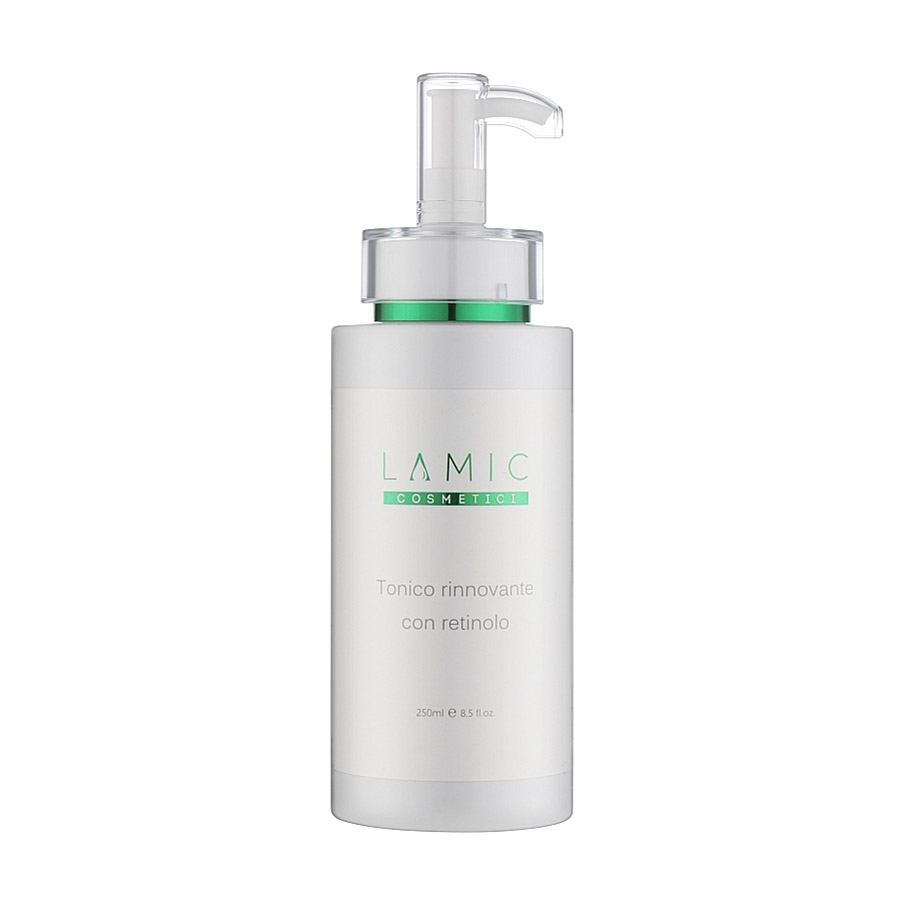 Відновлювальний тонік для обличчя Lamic Cosmetici Tonico Rinnovante Con Retinolo з ретинолом, 250 мл